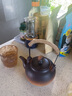 容山堂 粗陶茶壶煮茶器套装 大号提梁泡茶壶烧水壶陶壶电陶炉三界茶炉 粗陶提梁壶-祥云钮 实拍图