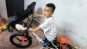 凤凰（Phoenix）儿童自行车儿童折叠自行车6-10岁带辅助轮凤凰儿童自行车儿童单车 顶配橙丨一体轮+折叠+减震+礼包 20寸【适合130-160cm】+脚撑 实拍图