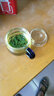 美斯尼 茶杯玻璃茶具茶水分离杯子泡茶玻璃水杯马克杯加厚带把手过滤 彩蜂杯320ml（蓝色） 实拍图