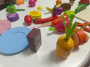 蒂米妮过家家切切乐宝宝切水果木质磁力儿童厨房仿真磁铁木制切水果玩具 18件套-袋装 实拍图