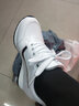 莱然休闲鞋内增高女鞋子坡跟运动小白鞋透气高跟单鞋2025秋冬季新款潮 白色冲孔 34 实拍图