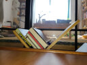竹庭 实木书架落地简易书架置物架学生书架客厅小书架创意多层书架 弯曲三层树形书架 实拍图