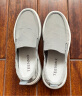 天美意鞋子男商场同款布鞋一脚蹬舒适休闲男鞋新款春夏BWHM3BM3预售 灰色 39 实拍图
