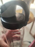 乐基因（nalgene）户外运动水杯塑料骑行随手杯子男女学生大容量便携直饮美国进口 5565-9024透明黑盖 650ml 实拍图