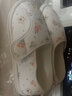 咕羊羊月子鞋可调节春夏秋产后拖鞋包跟厚底防滑孕妇拖鞋 【新品纯棉纱布】白花底 XL(适合39码~41码) 实拍图