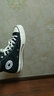 匡威（Converse）男鞋女鞋 ALL STAR系列经典帆布鞋休闲情侣休闲鞋学生板鞋 【常青黑高】侧边加厚橡胶 101010 41.5 实拍图