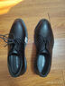 稻草人皮鞋男士正装鞋子男商务休闲鞋男 72014 条纹黑 40 实拍图