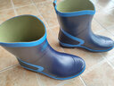 非常行（Jolly Walk）水鞋男雨鞋低筒水靴洗车钓鱼雨靴防水套鞋胶鞋 深蓝 39 实拍图