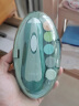 十月结晶 婴儿电动磨甲器宝宝新生儿专用防夹肉指甲打磨器套装绿色 实拍图