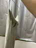 浪莎性感睡衣女夏季吊带睡裙仿冰丝荡领开叉新娘结婚家居服 豆绿 M  实拍图