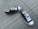 人本黑色帆布鞋女2024春季新款韩版ulzzang学生百搭ins情侣潮鞋子 黑色-（偏大，建议拍小一码） 38 实拍图
