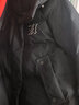 鸭鸭（YAYA）【佟丽娅同款】冬季新款羽绒服女韩版宽松潮流时尚中长款保暖外套 黑色 M 实拍图