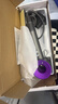 艾沃得高速无叶吹风机家用负离子大功率不伤发德国大风力风筒发廊电吹风速干低噪音便携护发养发恒温 亮紫色（单风嘴） 实拍图