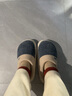 安尚芬居家防臭棉拖鞋男士大码秋冬季加绒室内保暖防滑软厚底地板拖女款 深灰 40-41 标准码 实拍图