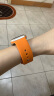 图登适用苹果手表表带apple watch9硅胶iwatchSE/7/8运动表带男女潮流 经典-爱马橙 38/40/41mm（标准码） 实拍图