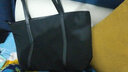 Letitbe女士单肩托特包牛津尼龙帆布上班商务通勤休闲超大容量电脑手提袋 黑色 加大号(很大、个小慎拍) 实拍图