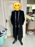 Mr.baidis2025高级感羊毛大衣男士秋冬过膝长款风衣中长款加厚呢子大衣外套 小腿超长款黑色常规2052 常规 衣长124-130CM M /适合体重100-120斤 实拍图