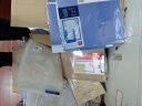 齐心（COMIX）4个装A4文件袋透明网格拉链袋试卷科目分类文具袋收纳作业资料补习袋考试袋 EA54 实拍图