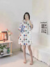 浪莎（LangSha）轻奢冰丝睡裙女夏季性感超薄高级感衬衫外穿家居服睡衣2025年新款 满天星小熊【女神战袍】 均码 【80-150斤可穿】 实拍图