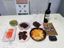 悠瓷（youcci）特色手绘8英寸陶瓷盘子家用方形菜盘西餐盘日式料理摆盘餐具 8英寸圆盘-小雏菊 1个 20cm 实拍图