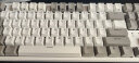 DURGOD 杜伽87/104键笔记本电脑PBT键帽机械键盘全键无冲（办公游戏电竞吃鸡键盘） TAURUS K320天然白 樱桃轴 无光 红轴 实拍图