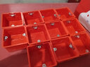 公元PVC红蓝电线管胶暗箱配件优家电工管胶暗盒单盒86型暗盒接线盒 红75*50 实拍图