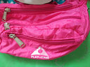 PLAY-KING运动腰包女户外跑步腰包男可折叠皮肤包防泼水贴身多功能手机腰包 玫红色 均码 实拍图