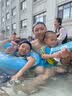 黛岱儿童泳衣男童中大小童分体短袖套装速干防晒游泳训练沙滩海边泳装 白色三件套【泳衣+泳裤+泳帽】 150 【身高125-140cm,60-70斤】 实拍图