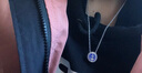 BROSWAY欧美时尚男士轻奢潮流项链高级感小众轻奢饰品生日送男友礼物 BNU03 格调蓝-船锚 链长480mm+20mm 链粗1.8mm 实拍图