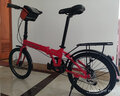 凤凰（Phoenix）折叠车自行车成人男女款超轻便携可放后备箱20寸迷你小型变速单车 20寸铝架【禧玛诺变速】凤飞紫 实拍图