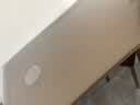 饰屋（civil）桌布防水防油透明桌垫软玻璃桌面垫餐桌垫pvc茶几垫台面垫水晶板 无味磨砂2.0mm 食品级/足厚 85*140cm 实拍图
