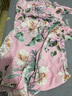 隽燕飞妈妈棉绸睡衣女夏季薄款长袖冰丝中老年人家居服夏天女装绵绸 【瞬间凉感】3155粉妆玉砌 3XL 实拍图