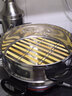 多朗 多星锅304多功能电热锅家用炒锅蒸锅送父母养生锅 31cm锅(带1蒸格) 实拍图