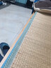 韫色天然蔺草席双人床席子草席蔺草单人宿舍学生凉席 特密加厚款(精致绿色包边) 1.2m(4英尺)床 实拍图