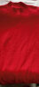 【优选品质】恒源祥100%羊毛衫女秋冬新品女士毛衣长袖纯色针织衫修身百搭半高领套头弹力内搭S550 2号大红 115/180 实拍图