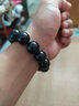 祥祯福珠宝（XIANGZHENFU JEWELRY）玉手链男款A货翡翠墨翠佛珠手串玉石 15-16mm 13颗 实拍图
