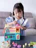 企驭儿童过家家玩具女孩子彩泥冰淇淋机手工DIY橡皮泥模具生日礼物 84件【桌布+围裙+收纳袋】36彩泥 实拍图