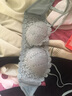 KJ内衣套装女聚拢无钢圈文胸上托性感调整型胸罩收副乳防下垂小胸 绿色含内裤 85A 实拍图