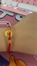中国黄金（CHINA GOLD）平安扣手链男女情侣款同心圆编织手绳足金转运珠本命年生日礼物 【今/次日达】平安扣手链【轻版-黑绳】 实拍图