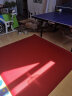 劲踏（JINTA）乒乓球地胶室内乒乓球专用地胶垫PVC运动地板乒乓球馆地胶垫 专业型 红布纹5.0mm 实拍图