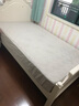 梦琉璃  床笠单件夹棉加厚席梦思床垫保护套床罩全包防尘防滑罩套可定制 迪格- 浅灰 床笠单件-120x190cm 实拍图