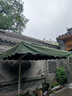 幽之藤家具（YOUZHITENG）保安岗亭伞户外遮阳伞阳台沙滩单边伞室外露台休闲花园庭院伞 2.1米方形（配40GK大理石底座） 实拍图