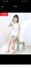 红豆居家（Hodohome）儿童睡衣女童夏季纯棉套头家居服中大童短袖短裤套装300薄荷绿140 实拍图