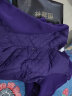 恒源祥保暖内衣男秋冬季中老年人秋衣秋裤情侣加厚加绒开衫加大码防寒保 （加厚羊羔绒）女款紫色 M /165 实拍图