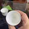 杰艺陶瓷茶具羊脂玉品茗杯功夫盖碗茶壶茶杯德化白瓷茶盏泡茶主人单杯 羊脂玉【茶杯】描金凝香杯 实拍图