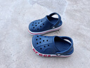 CROCS卡骆驰贝雅卡骆班儿童洞洞鞋沙滩鞋男女童包头拖鞋/207018/207019 深蓝色-410 25 (150mm) 实拍图