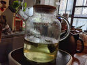 佳亿厨连 日式大容量冷水壶家用客厅玻璃壶凉水壶泡茶壶套装组合养生壶  1.8L凉水壶+6个杯子+竹托盘 实拍图