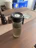 天喜（TIANXI）磁弹泡茶杯茶水分离磁吸tritan水杯男大容量户外便携运动健身水壶 【tritan】580ml-时尚黑椭圆款 实拍图