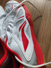 李宁乒乓球鞋男女款 专业乒乓球运动鞋牛筋色底旋风 白红 42 实拍图