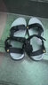 骆驼（CAMEL）凉鞋男 夏季户外沙滩鞋凉鞋防滑涉水平底男鞋 黑色 39 实拍图